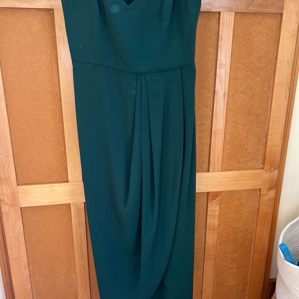 Lulus Elegant Dark Green Midi Women's Dress